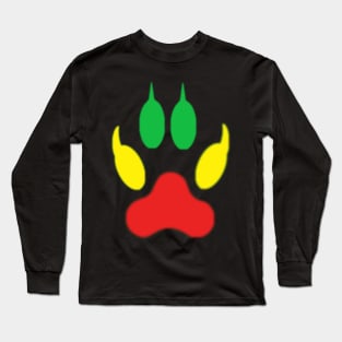 Rastafarian Lion Long Sleeve T-Shirt